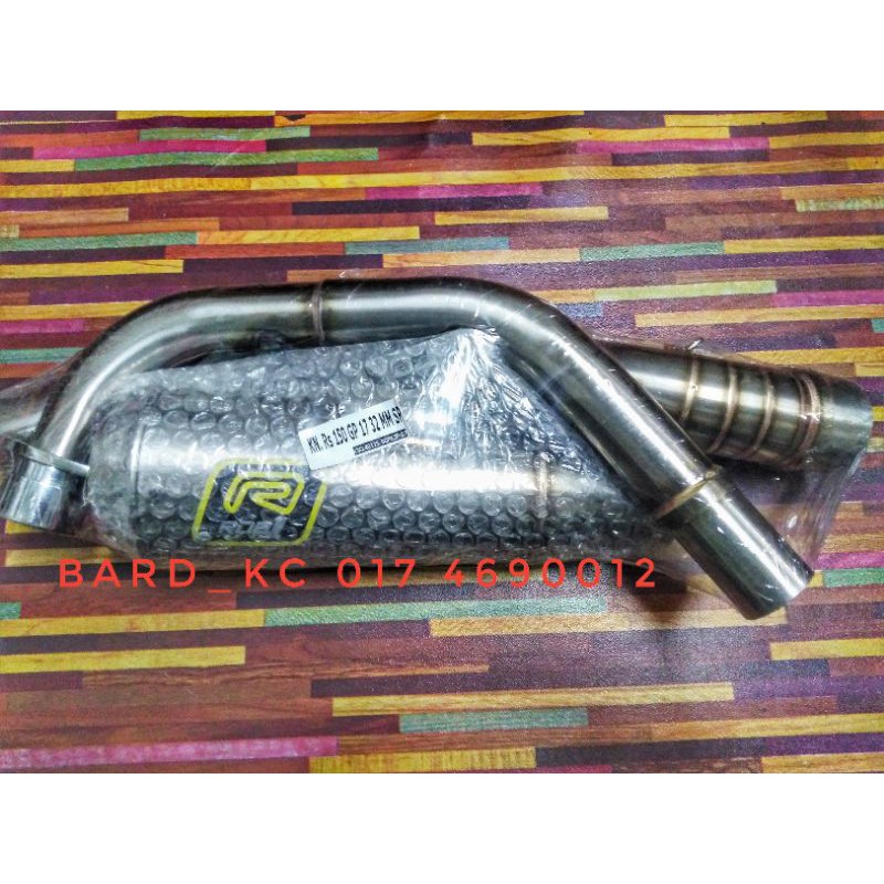 ROB1 EXHAUST RS150(NEW) 🤩GP17 32MM SP↗️🌴 | Shopee Malaysia