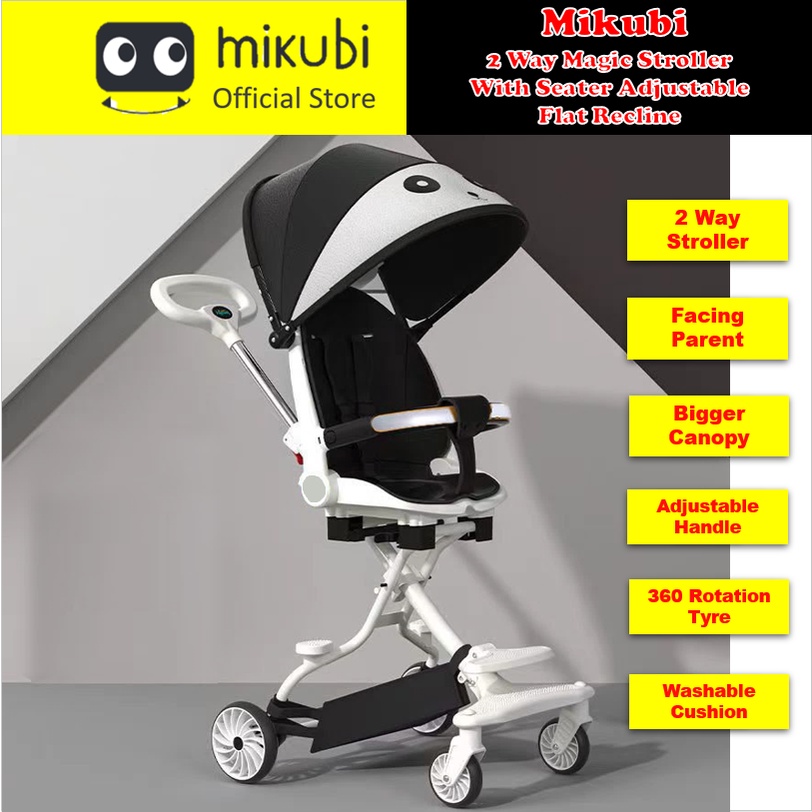 Flat best sale recline stroller