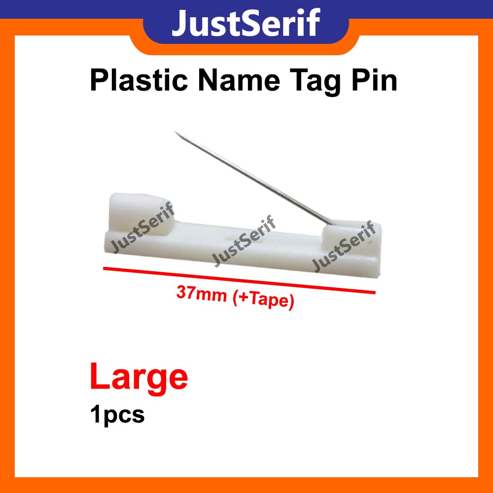 Name Tag Pin Only (Stainless Steel) big and medium clip crocodile ...