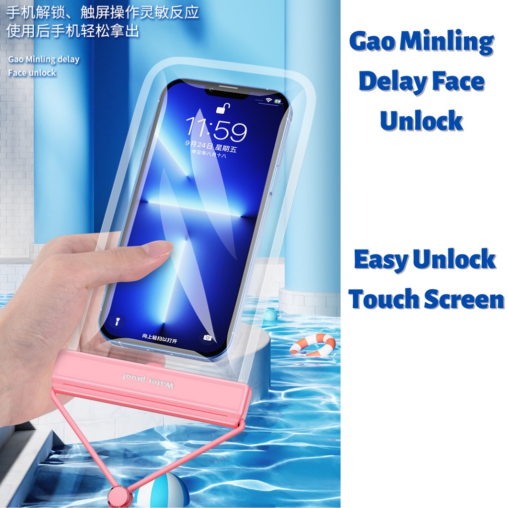 Outdoor Rafting Swimming Portable Mobile Phone Waterproof Bag