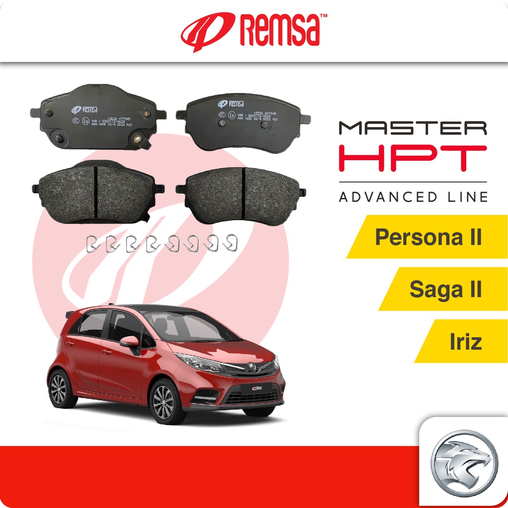 REMSA Front Pads (L+R) - Proton Iriz, Saga II, Persona II | Shopee Malaysia