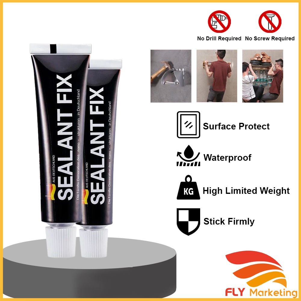Silane polymer Metal SEALANT FIX adhesive glue Nail-Free Glue Bathroom ...