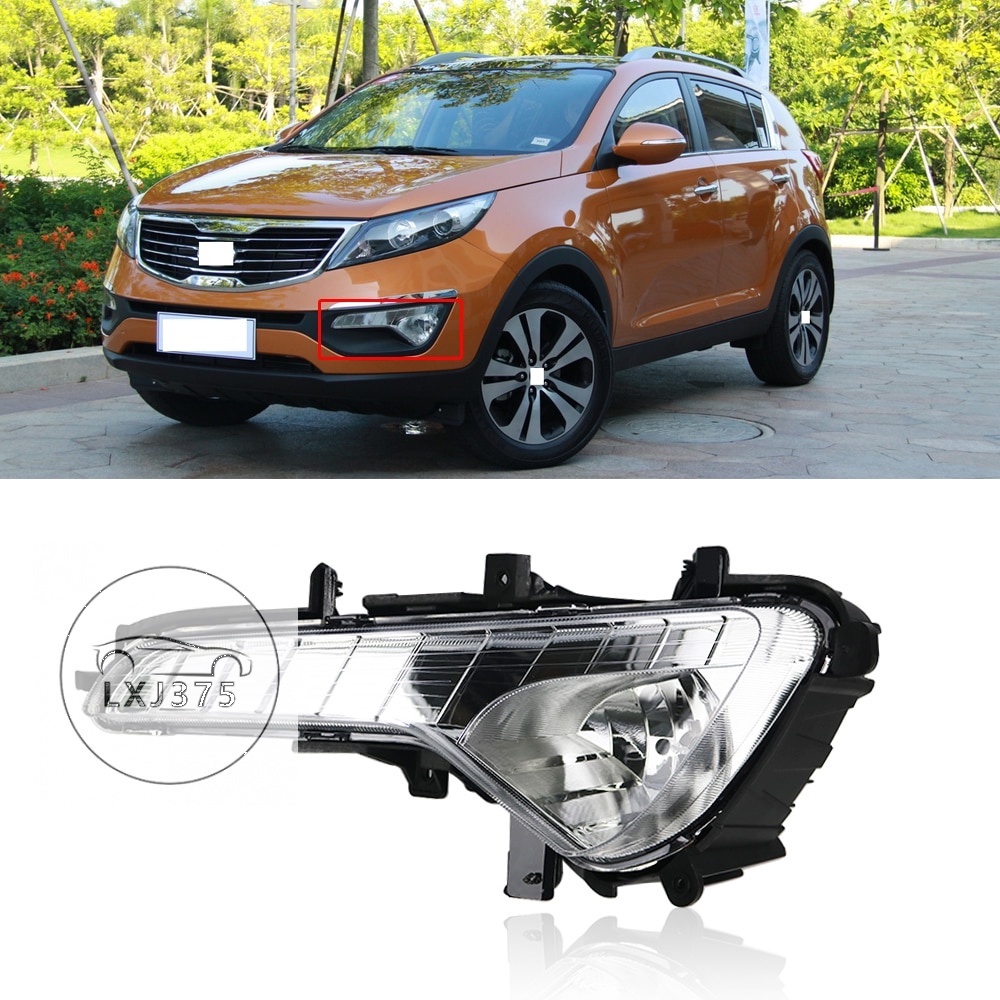 For KIA SPORTAGE R 2011 2012 2013 2014 Front Bumper Fog Light Foglight