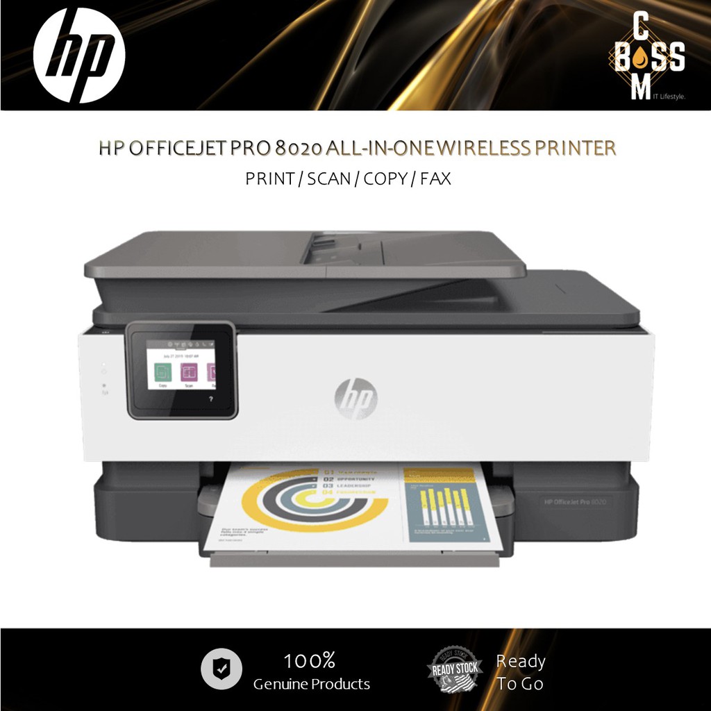Hot Model Hp Officejet Pro 8020 All In One Wireless Printer Printscancopyfax Shopee 8909