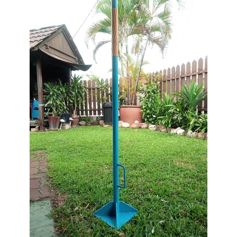 Pemadat Tanah Manual Compactor - Hand Tamper 5.8KG & 7.3KG HEAVY DUTY ...