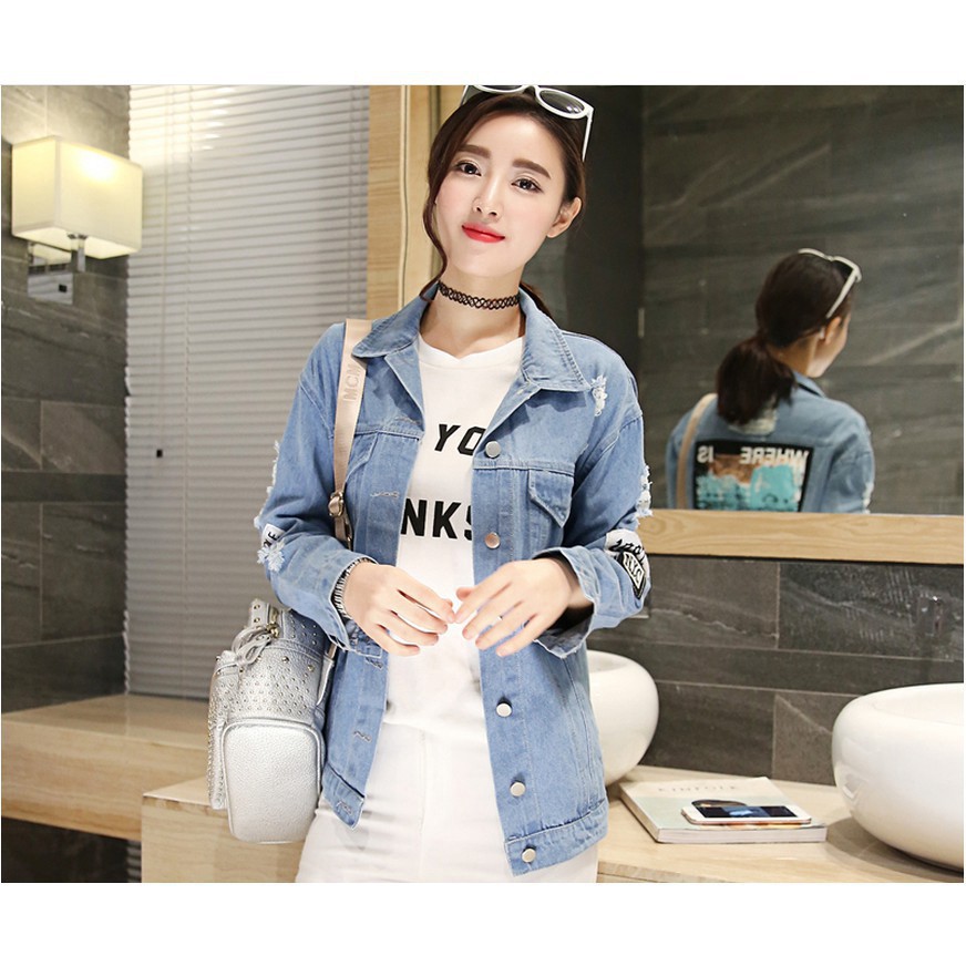 Jeans coat outlet for girl