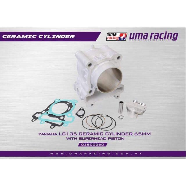 Y150/LC135 65MM BLOCK PRO WITH SUPERHEAD PISTON UMA RACING | Shopee ...