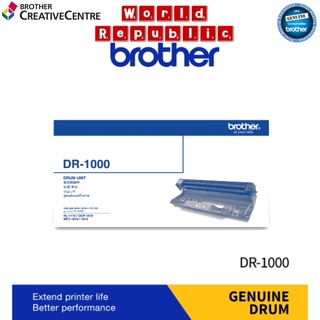 Brother Original TN1000 TN-1000 Toner HL-1110 HL-1210W DCP-1510 DCP-1610W  MFC-1910W - DR-1000 DR1000 Drum Unit