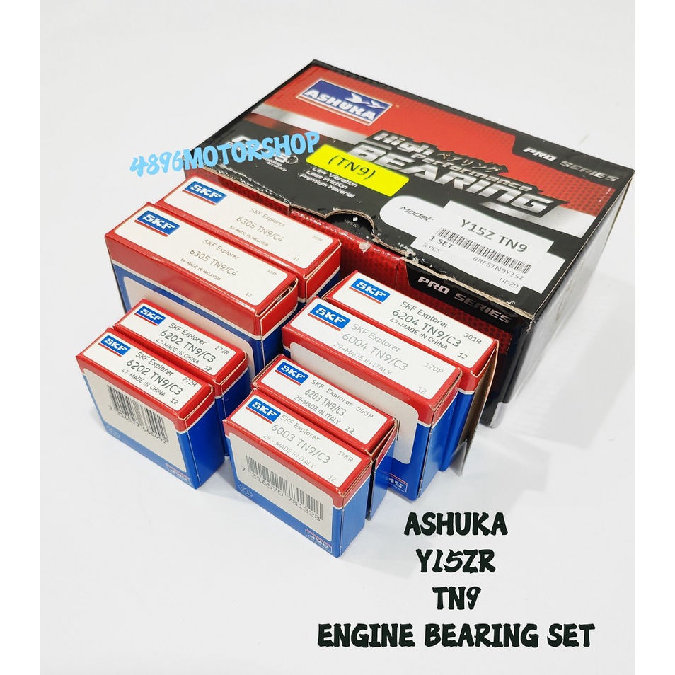 ASHUKA Y15ZR Y15 LC135 5S TN9 SKF C3 C4 6305 RACING ENGINE ENJIN ...