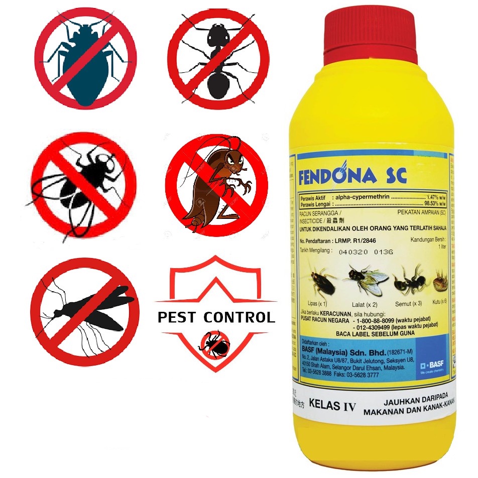 FENDONA SC 1L ANTI BED BUG DUSTMITES INSECTICIDE | Shopee Malaysia