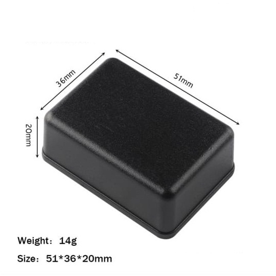 Electronic Project Box Black Instrument Case Waterproof Cover Project ...