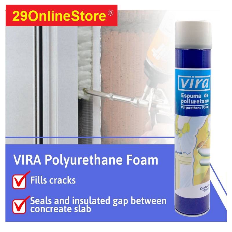 Vira Polyurethane Foam PU Foam Spray (750ml) | Shopee Malaysia