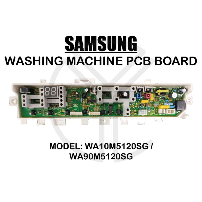 SAMSUNG WA10M5120SG / WA90M5120SG Washing Machine PCB Board | Shopee ...