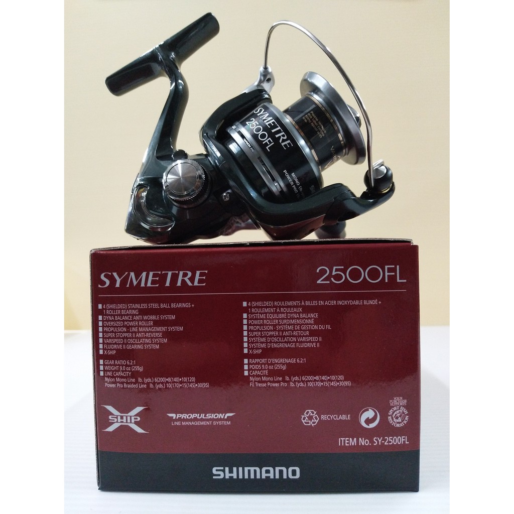 harga reel shimano symetre 2500 fl Fishing Rod & Spinning Combo Freshwater|Spinning : Sports & Outdoors Shimano 2500FL Reel Review —