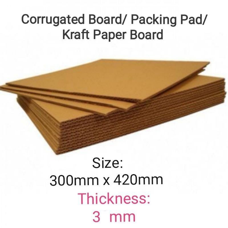 20 Sheets Size A5 Paper Chipboard Pads Scrapbooking Kraft White Cardboard  1mm Thickness Cardstock