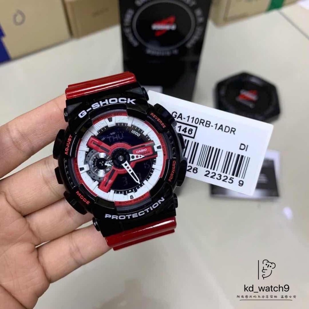 ⚫️🔴 Jam G SHOCK 100% Original Watch GA-110RB-1A / GA-110RB-1 / GA-110RB /  GA-110 / GA110RB