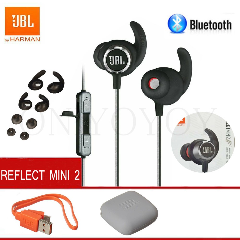 Jbl reflect mini2 sport best sale in ear bt black