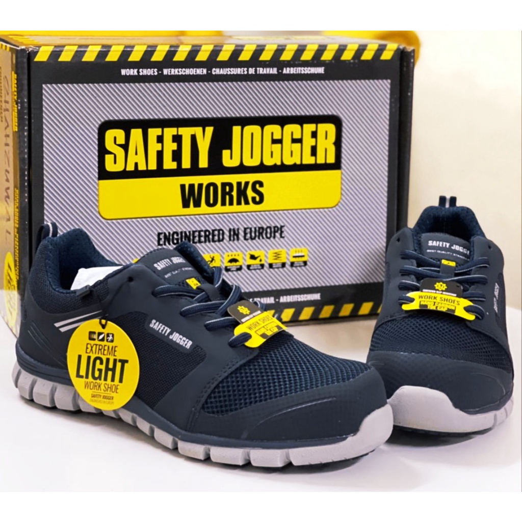 SAFETY JOGGER SAFETY SHOES-LIGERO S1P /ESD /SRC #EXTREME LIGHT ( NAVY BLUE)