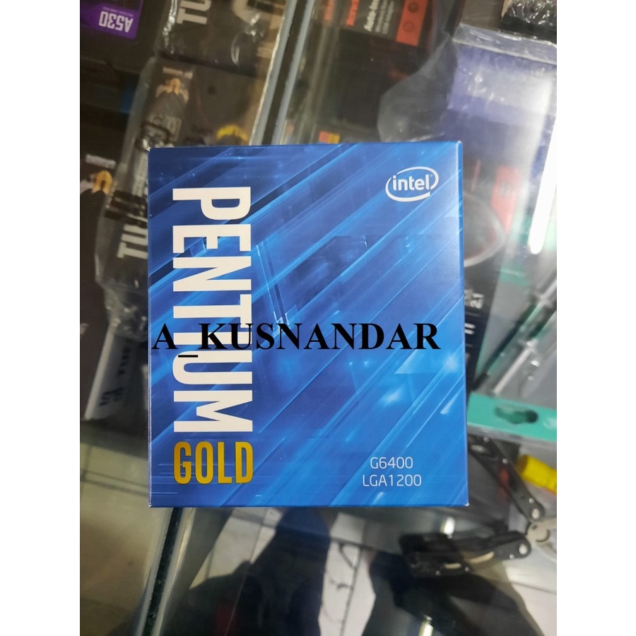 Official INTEL PENTIUM GOLD G6400 BOX PACKAGE + INTEL MOTHERBOARD ...