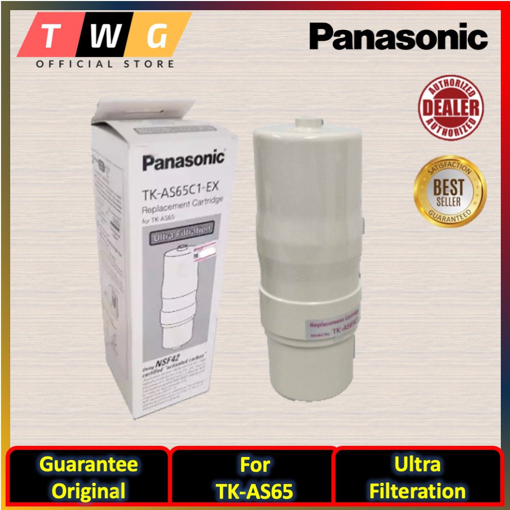 [100 Original] Panasonic Cartridge TKAS65C1 Water Filter (Replacement Filter Cartridge For TK