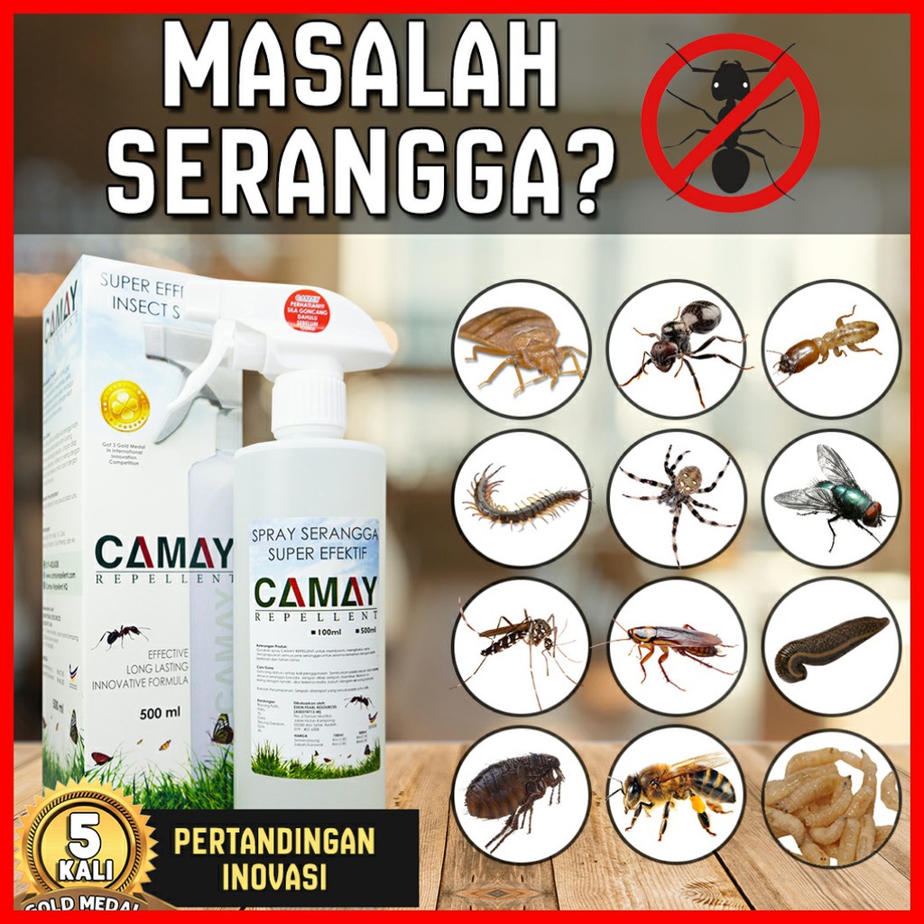 Mosquito killer Bunuh 🔥GET FREE GIFT!!!🔥SPRAY ORGANIK SERANGGA LIPAS