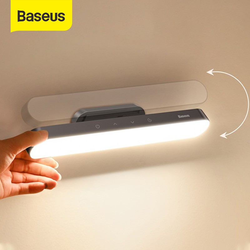 Baseus Night Light Hanging Magnetic LED Table Lamp Stepless Dimming ...