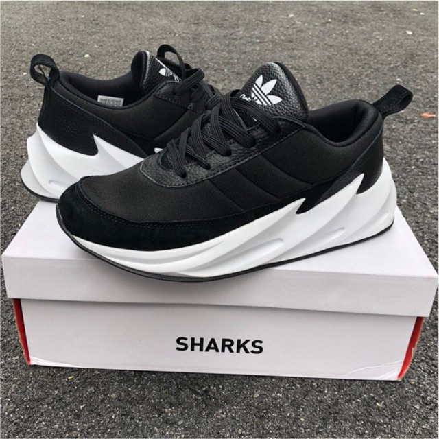 Adidas sharks clearance black