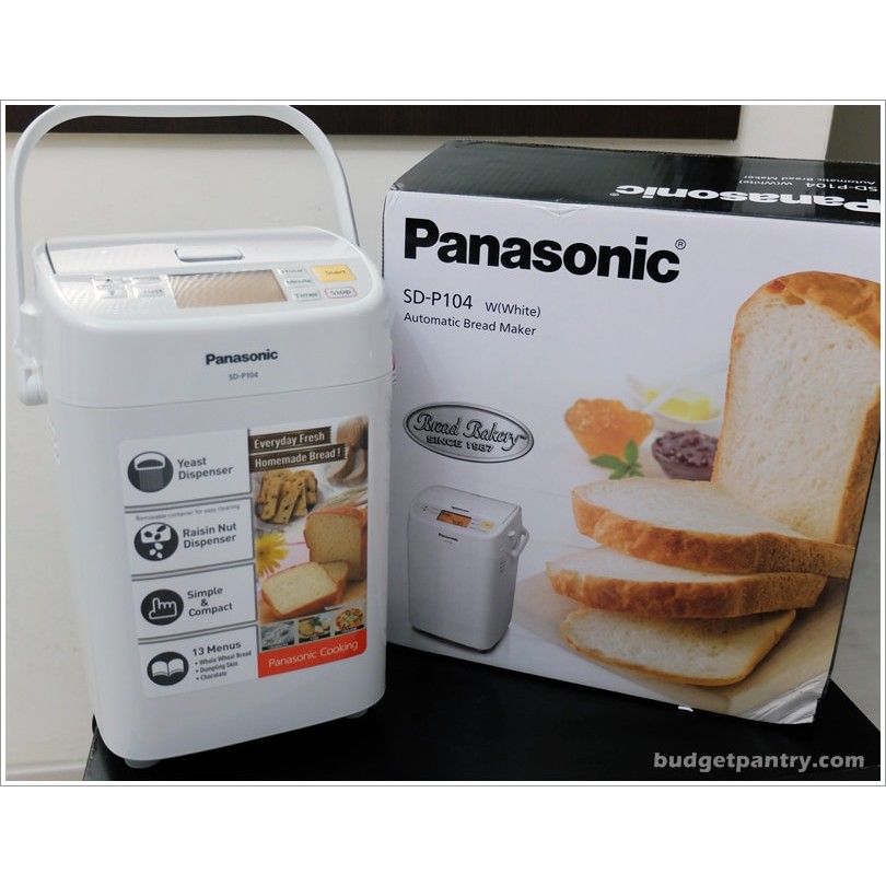 Bread maker panasonic sd p104 discount