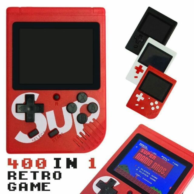 SUP Mini Portable 400 in 1 Retro Gameboy Children Gift Console | Shopee ...