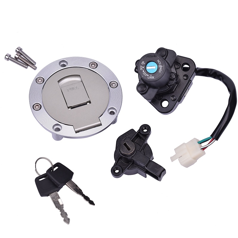 Motorcycle Fuel Cap Tank Cover Petrol Gas Key Lock for Yamaha XJR400