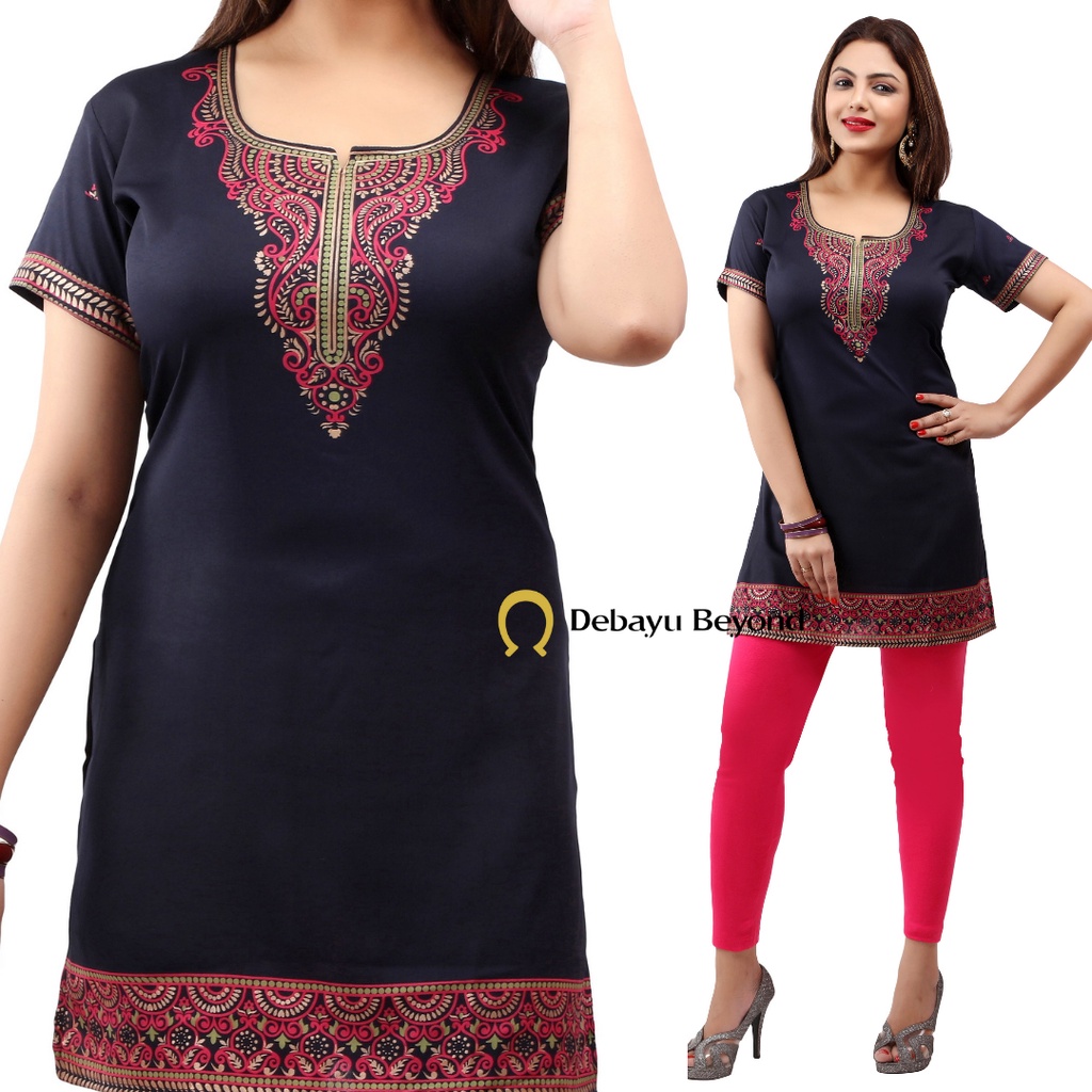 [READYSTOCK] Short Sleeve Kurti - Size 4XL | Shopee Malaysia