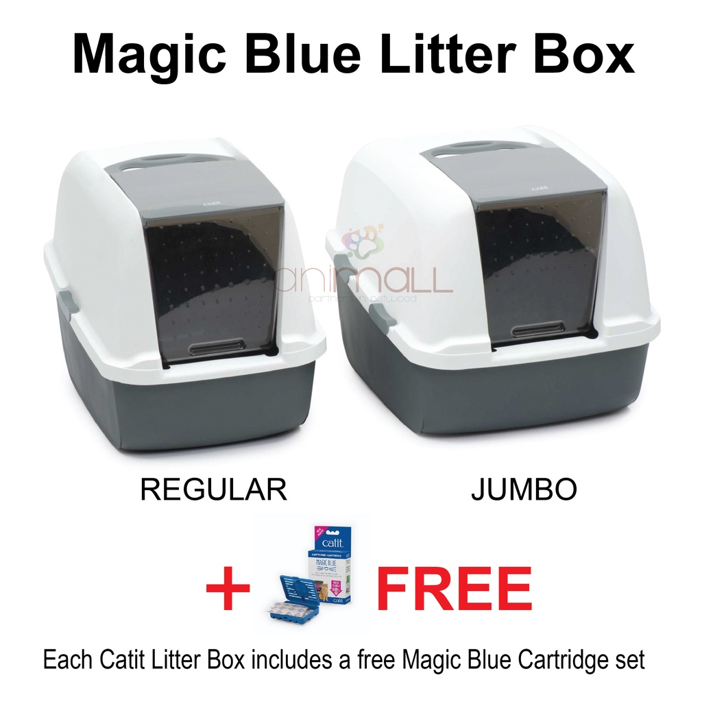 Catit magic blue litter box regular best sale