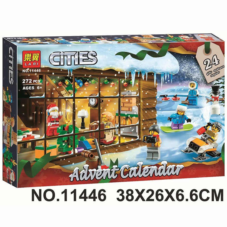 City 11446 Christmas Count Down Advent Calendar Lego Brick Building and ...