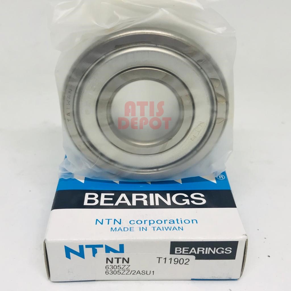 NTN 6305 ZZ ( 25 x 62 x 17 ) 100% ORIGINAL Made In TAIWAN Shielded Type ...