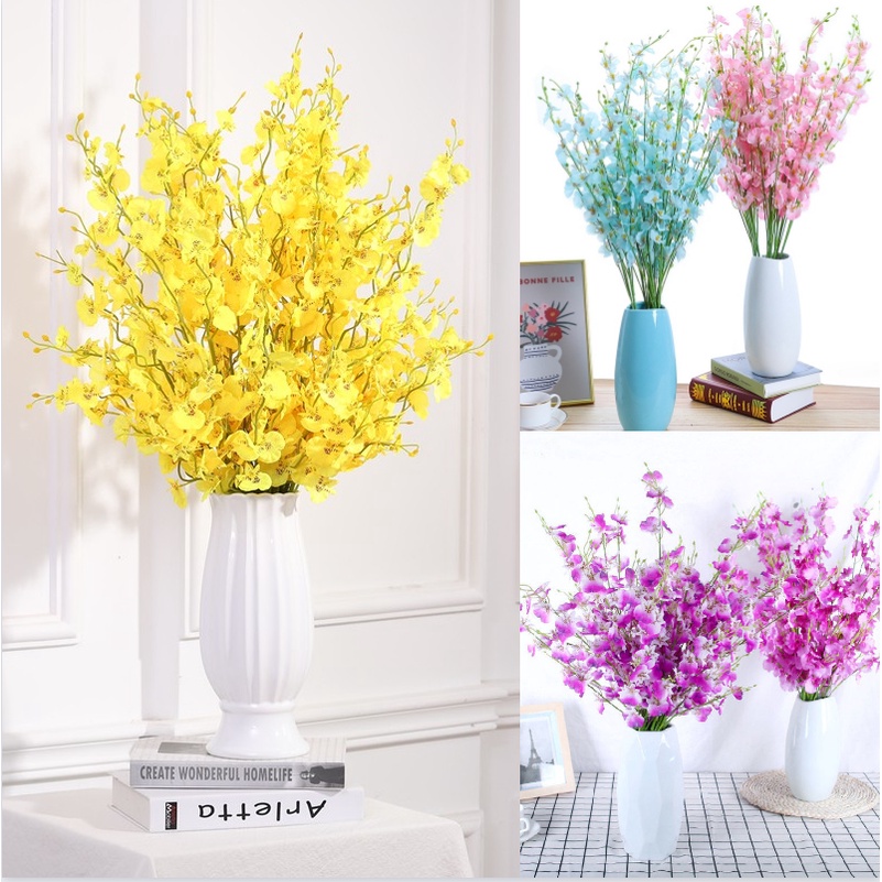 1pc Mini Oncidium Artificial Flowers Orchid Dancing Artificial Flower