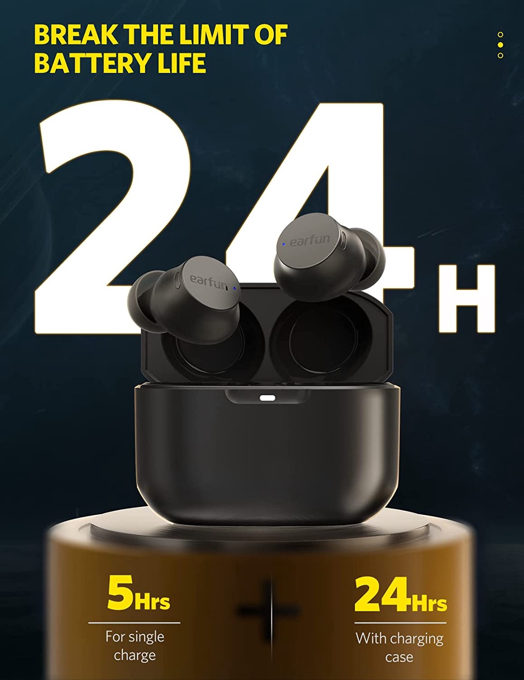 EarFun Free Mini Bluetooth True Wireless Earbuds with IPX7 Waterproof ...