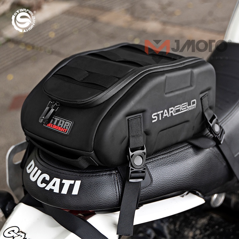 Waterproof Motorcycle Back Seat Bag Fuel Tank Bag Multifunction Moto ...