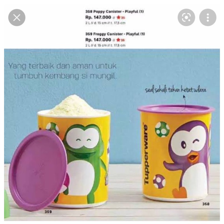Tupperware milk container / tupperware milk storage jar / Froggy Poppy ...
