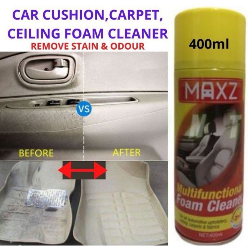 Cuci Car Seat Cleaner Fabric Leather Roof Fabrik Kulit Bumbung Kereta Stain  Dirt Kusyen Sofa Kain