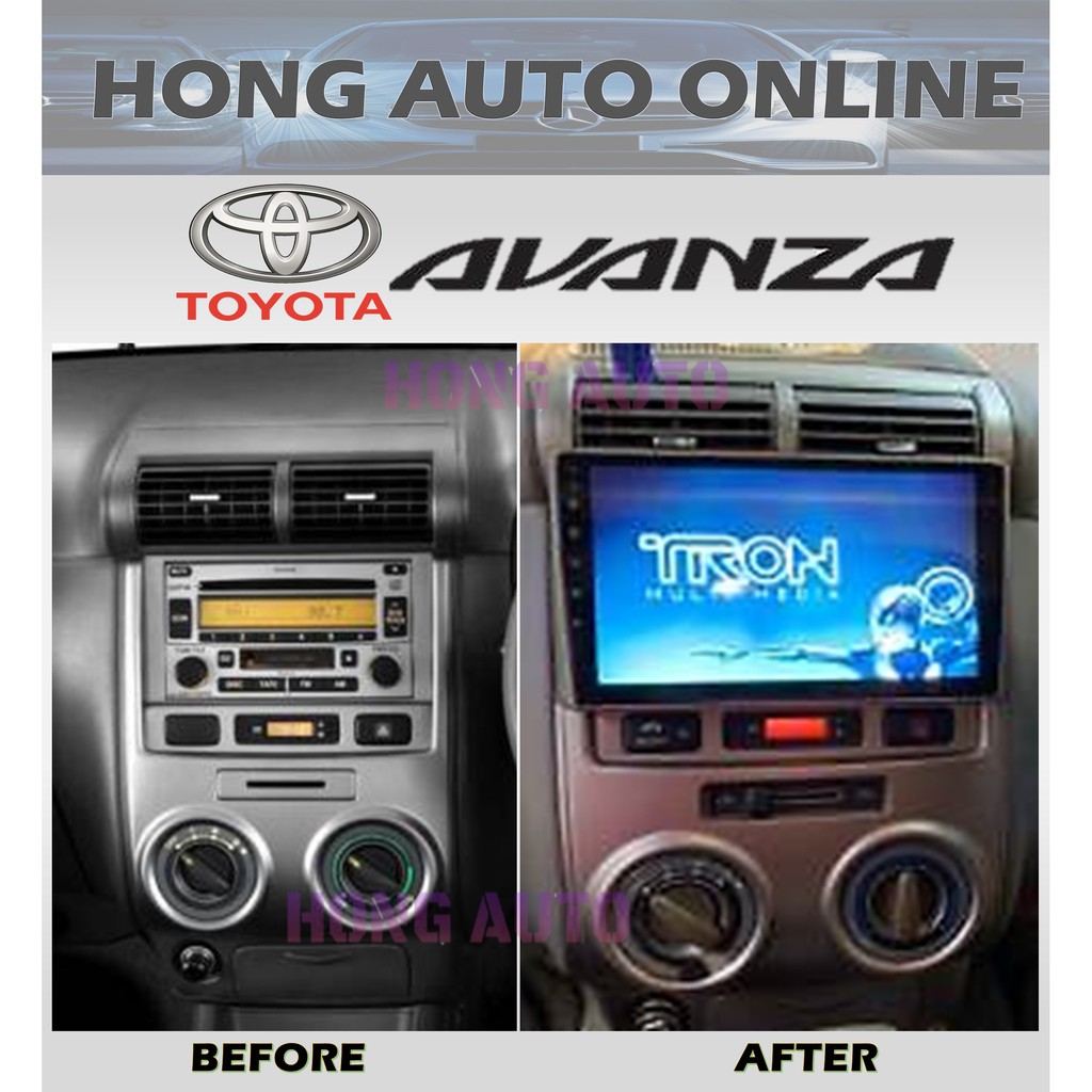 TOYOTA AVANZA 2003-2011 ANDROID PLAYER CASING 9