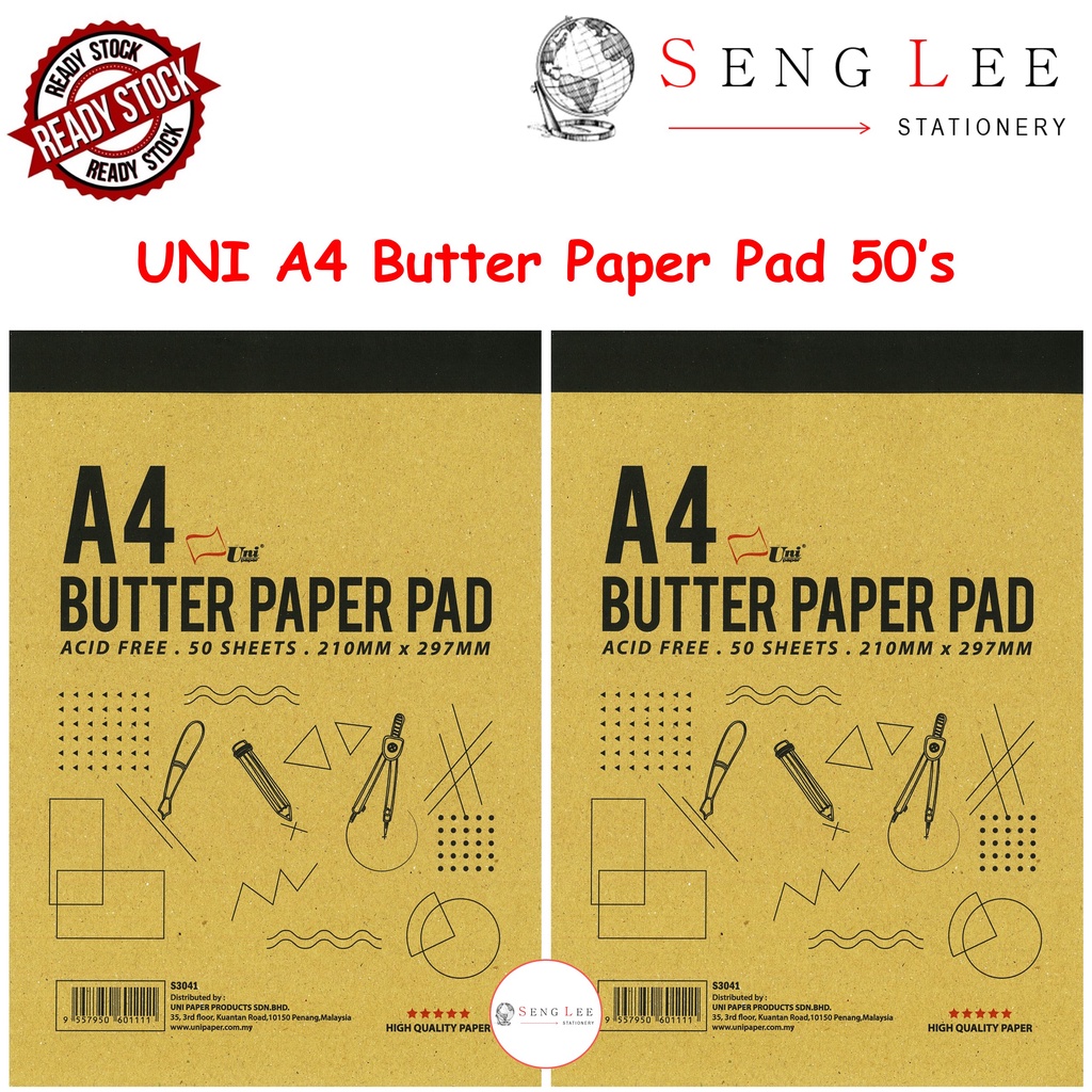 20 pcs High quality A2 tracing paper butter paper Sulfuric acid paper  graphic design paper