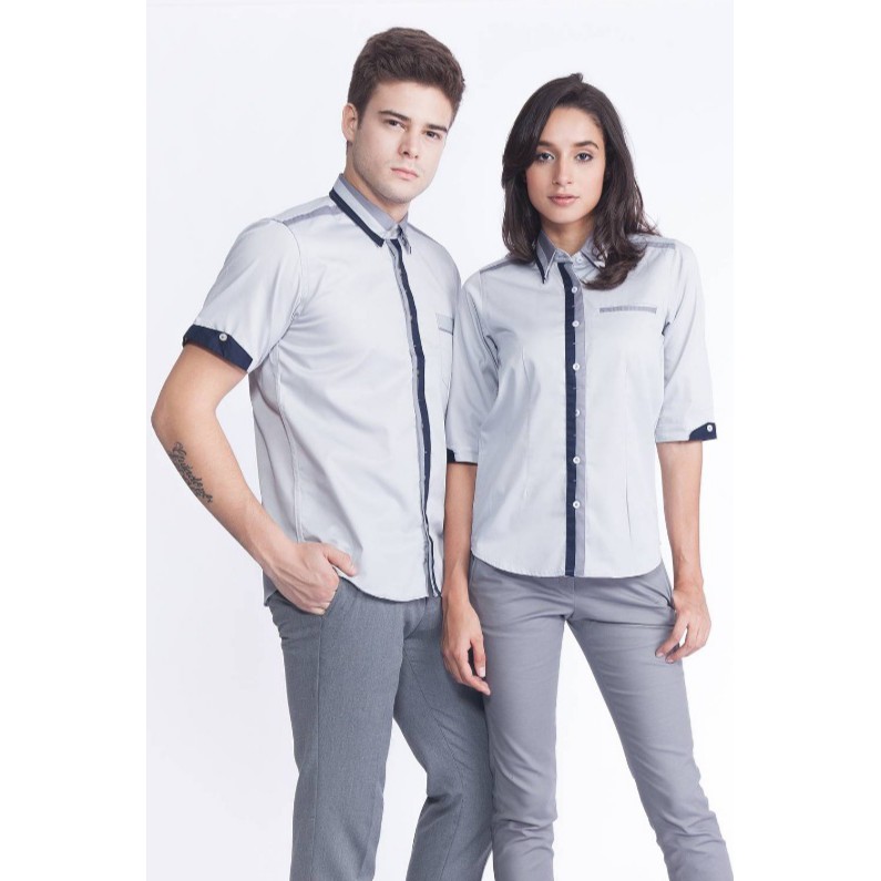 Male/Female Stylish F1 Comfortable Corporate Uniform Light GreY us1200 ...