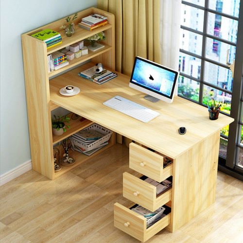 Office Computer Desk, Desk Large PC Gaming Desk Study Table with 3 ...