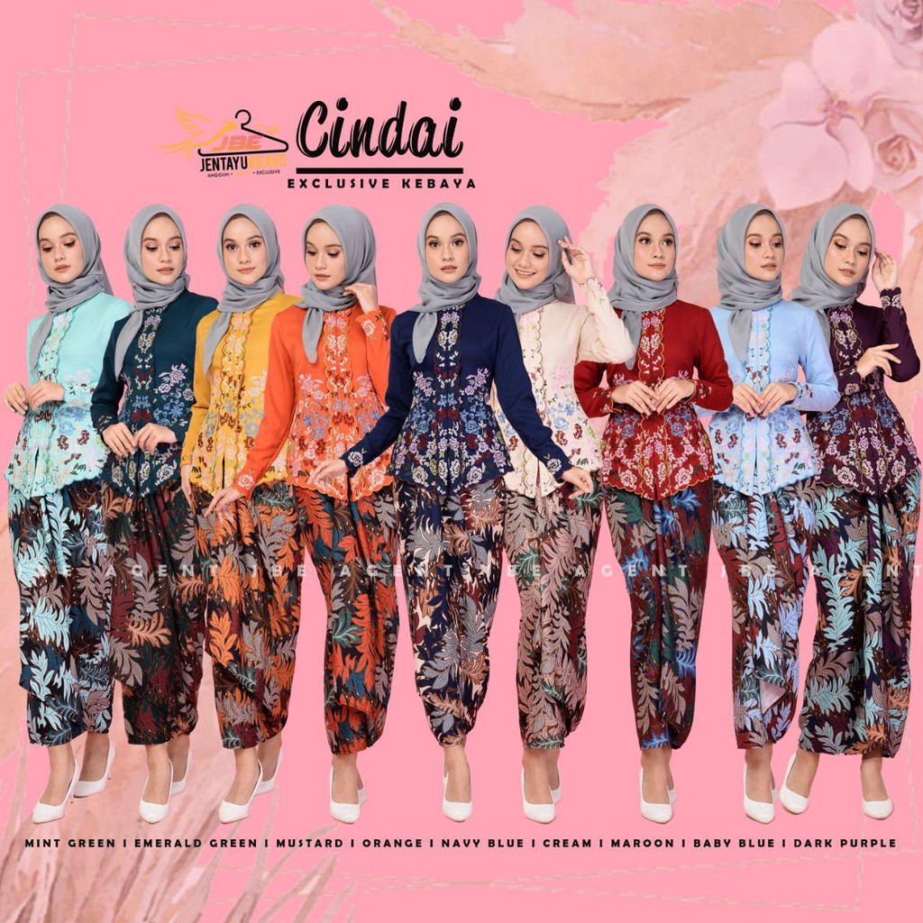 🔥HOT SELLING🔥CINDAI KEBAYA EXCLUSIVE Shopee Malaysia