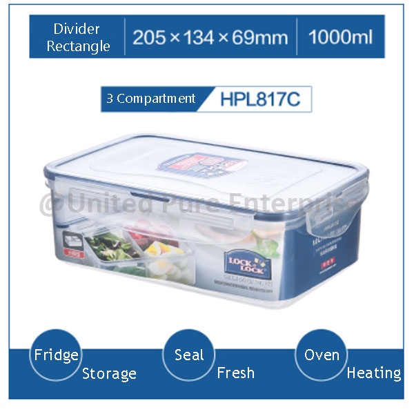 [Genuine] LOCK & LOCK BPA Free Plastic Food Storage Container 3