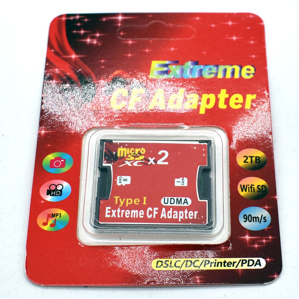Micro SD to CF Adapter TF MicroSD HC Compact Flash Memory Card Reader Converter Shopee Malaysia