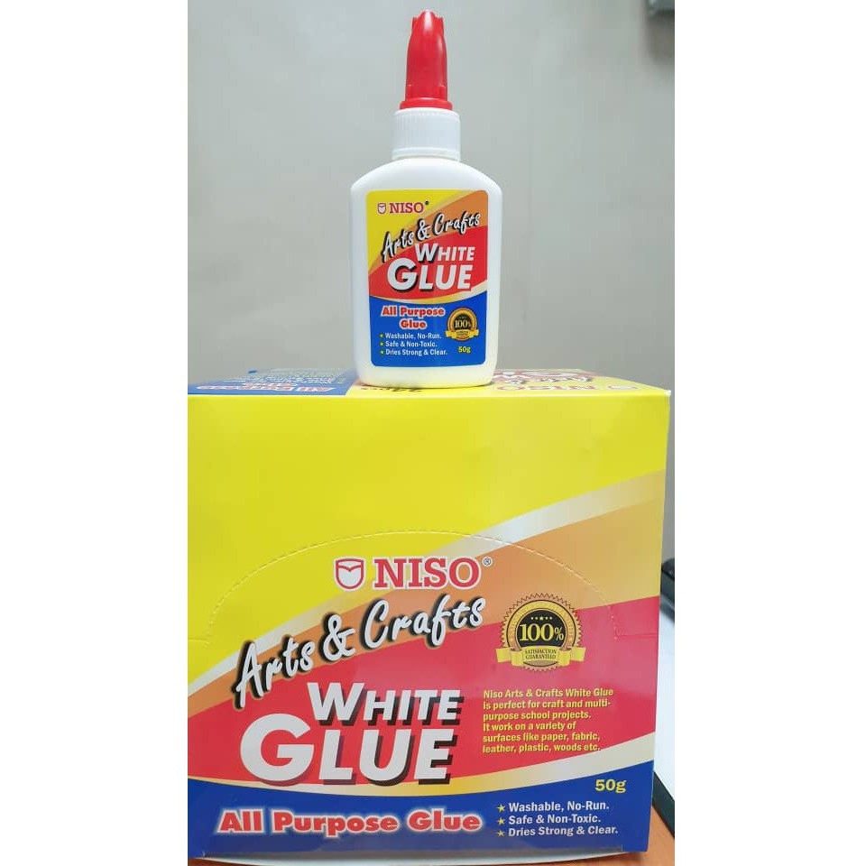 Niso White Latex Glue 50g/125g Art & Craft All MultiPurpose Adhesive