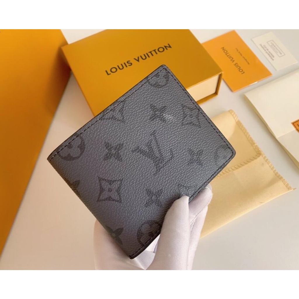 LV MEN'S Wallet Review: Louis Vuitton Multiple Wallet in Black Monogram  Eclipse M62294 