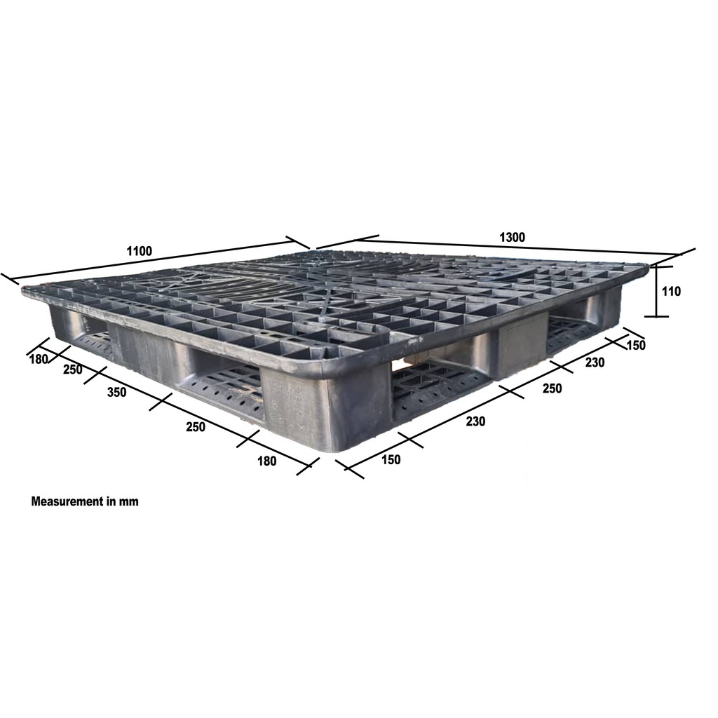 Plastic Pallet 1100mm x 1300mm x 110mm Heavy Duty Shopee Malaysia