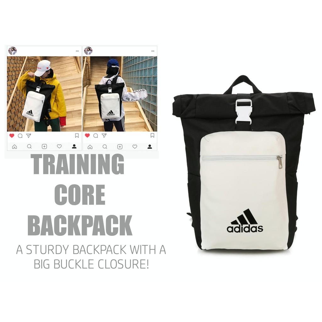 Adidas shop buckle backpack